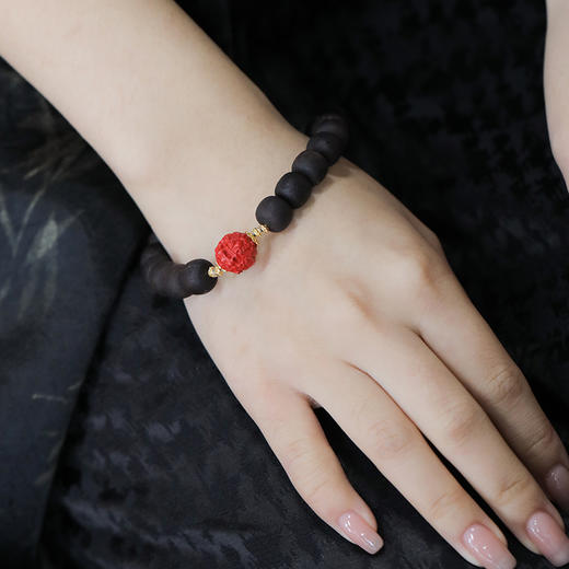 国潮朱砂纳福手串挂件 商品图3