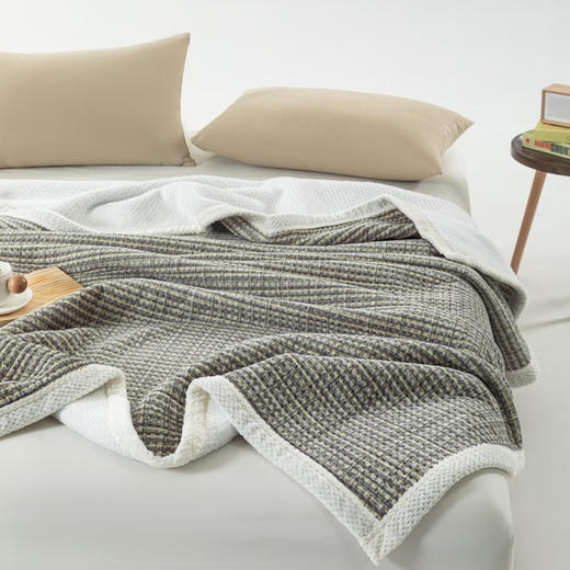 无印良品泰迪绒盖垫多用被MJ-Q2024-0397 商品图5