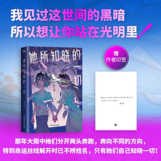 她所知晓的一切 桑文鹤 女性推理悬疑小说豆瓣高分阅读磨铁正版 商品图0