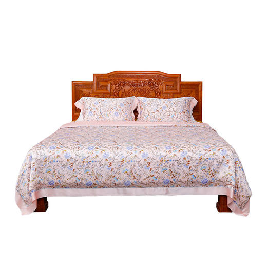 【皇锦】印花蚕丝大三件套-繁花似锦 商品图1