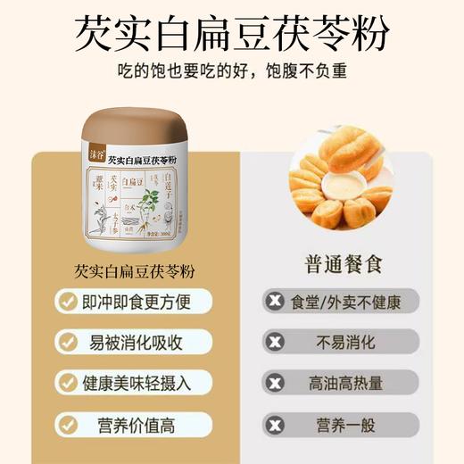 【甄选】芡实白扁豆茯苓粉谷物醇香食材本味无多余添加300g/罐 商品图3