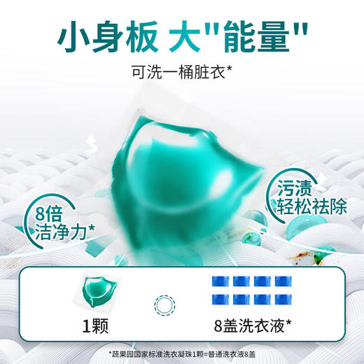蔬果园蓝盾除菌香水洗衣凝珠52颗 商品图1