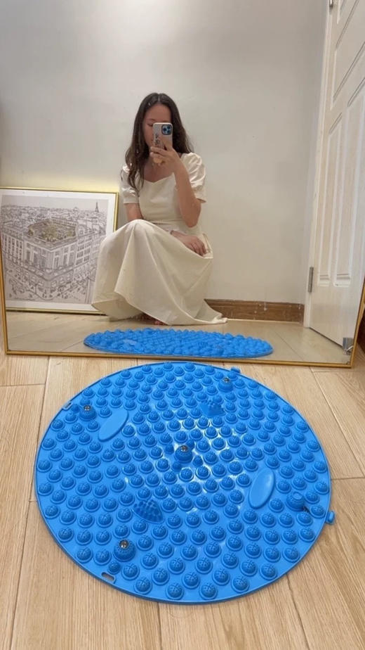 //【凯速足底技摩指压板】踩出新乐趣，圆形指压板按出健康脚丫-- ✅脚下生风，指压板踩出好气色！ ✅治愈系小物【凯速足底按摩指压板】，简直是亚健康宝贝们的福音啊！  商品图5