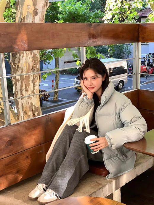 【仟梓赫 男女同款情侣立领面包棉服】♦️最大码可穿到200斤❗️冬日行走的小火炉🔥降温的日子就要陷在面包棉服里呀～  商品图5