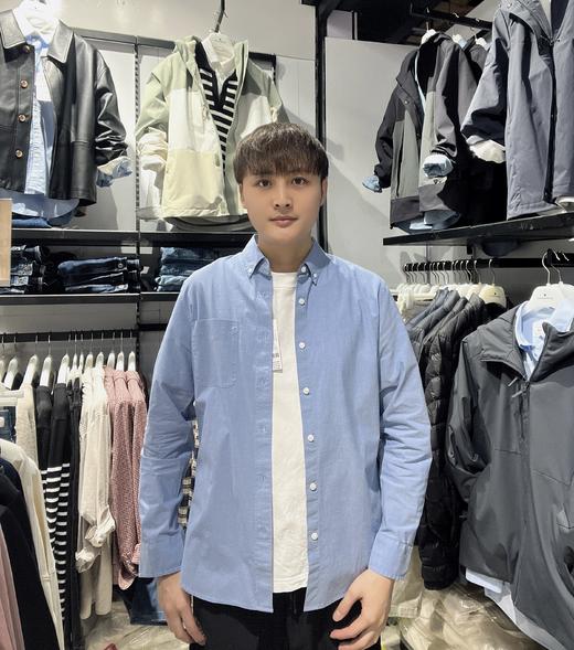 佐丹奴男装01042002纯棉口袋长袖衬衫01042002 商品图7