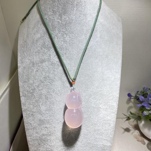 星光粉水晶葫芦吊坠，尺寸5.9/2.9cm 商品图0