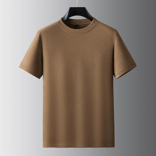 【暖姜绒】【新款DDA】大依优型大码打底半袖短袖背心休闲加肥加大上衣男士胖子大码t恤打底 商品图10