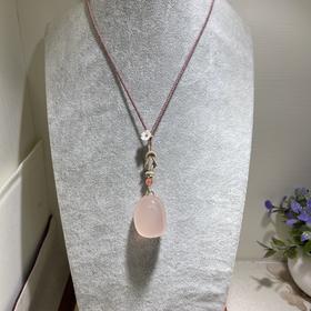 粉水晶吊坠 尺寸3.2/1.5cm