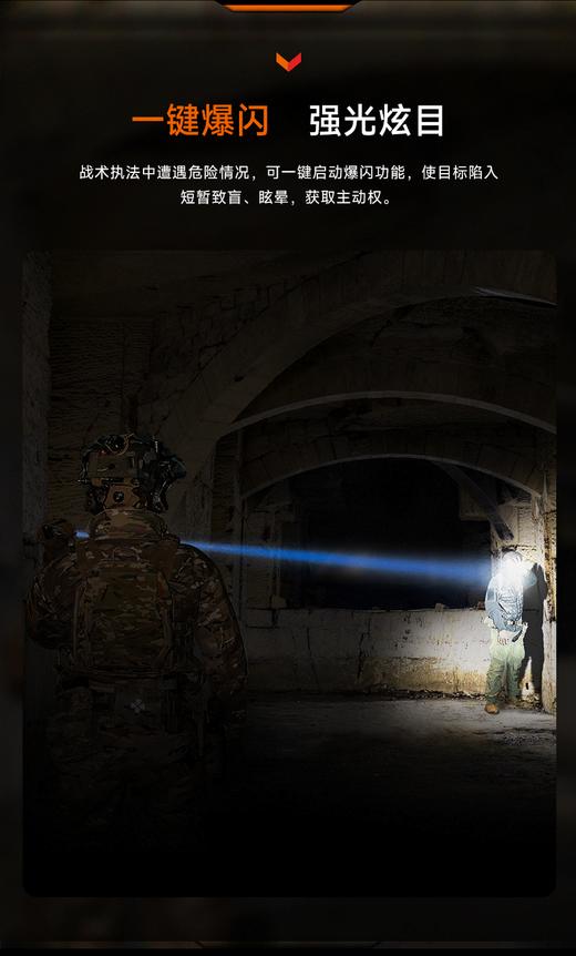 Fenix TK30R白激光手电1500米远射强光户外手电筒21700电池C口充电 商品图5