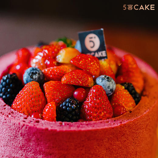 【喜上莓稍】莓果红丝绒戚风蛋糕 商品图3