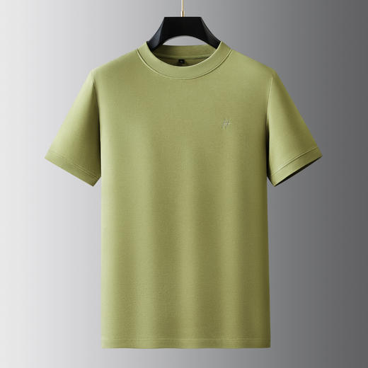 【暖姜绒】【新款DDA】大依优型大码打底半袖短袖背心休闲加肥加大上衣男士胖子大码t恤打底 商品图7