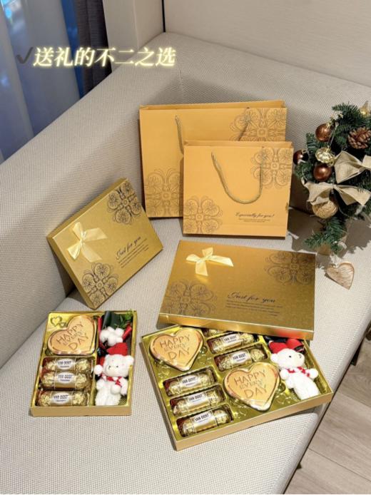 🎀【圣诞节vanoost金球礼盒】：💖甜蜜与奢华的完美碰撞🔥 浪漫之选，甜蜜入心🍒 在这个特别的时刻，🌸还有什么比一份精心准备的德芙牛奶巧克力vanoost💕金球礼盒更能表达你的心意呢？ 商品图1