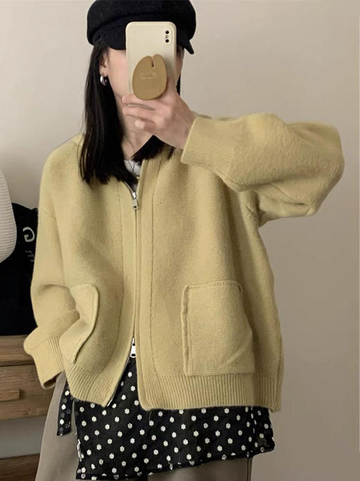 大口袋样衣开衫 商品图5