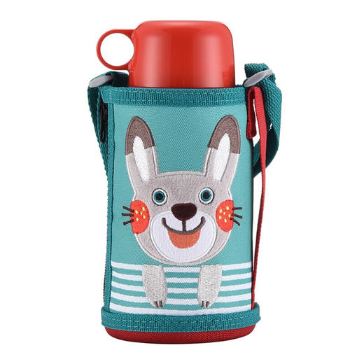 TIGER 虎牌 杯子 MBR-T06G-AR兔子（吸管+盖碗）国际版 600ml 商品图0