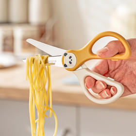 摩登主妇mototo熊猫辅食剪刀婴幼儿便携外带剪肉专用食品级不锈钢