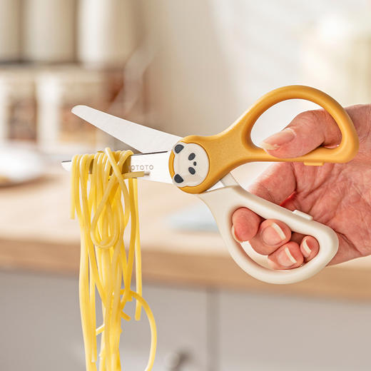 摩登主妇mototo熊猫辅食剪刀婴幼儿便携外带剪肉专用食品级不锈钢 商品图0