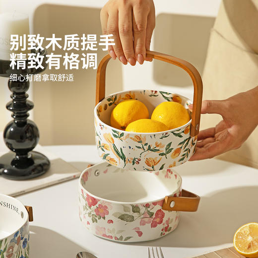 摩登主妇果盘客厅茶几家用干果水果零食摆放盘糖果茶点点心盘 商品图2