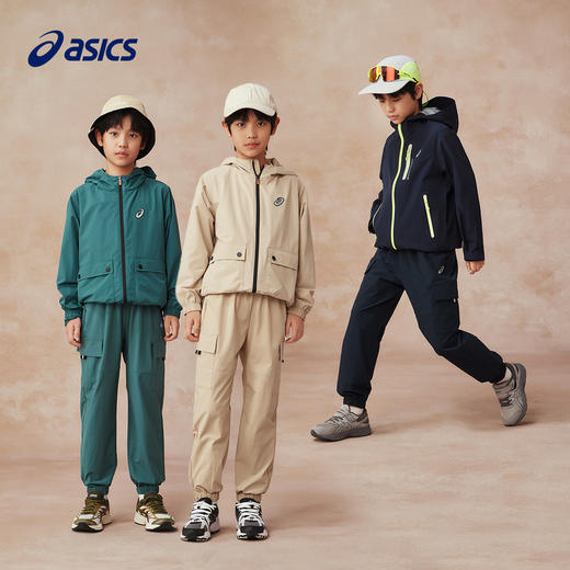 Asics/亚瑟士童装特氟龙三防舒适有型运动基础长裤2025年春季新款 商品图4