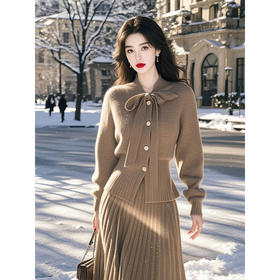 奢姿2024年冬季新款大码女装优雅气质套装胖妹妹温柔风休闲两件套9844969155