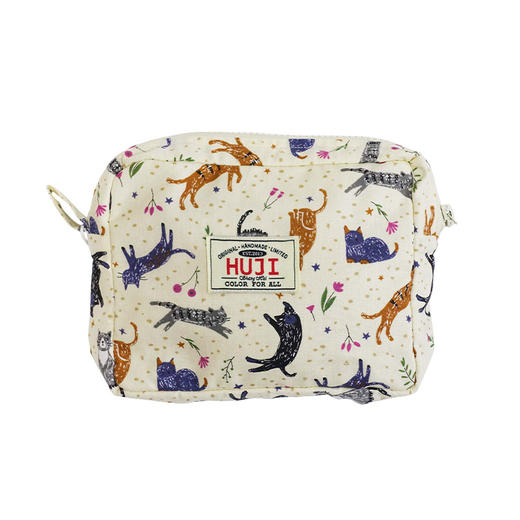 HUJI祤集Motley收纳包插画小猫小猫 商品图4