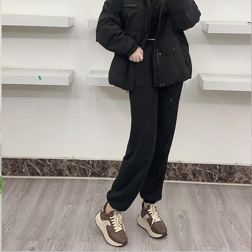 【顺丰包邮】21617 洛诗琳美式拼接复古美拉德阿甘鞋厚底老爹鞋35261 商品图1