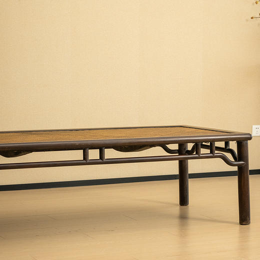 清 红木罗锅枨矮栳凉榻 商品图4