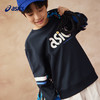 Asics//亚瑟士童装舒弹保型运动休闲百搭针织圆领卫衣25年春新款 商品缩略图2
