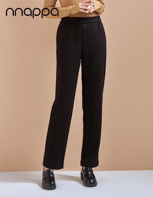 人字纹复暖阳绒烟管裤PA29310 商品图0