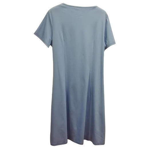 VIVIAN LIU薇薇安刘D2437402夏女装新款圆领腰部捏褶短袖连衣裙 商品图1