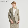 VIVIAN LIU TZ2413105梅春女装新款翻领一粒扣收腰西装 商品缩略图0