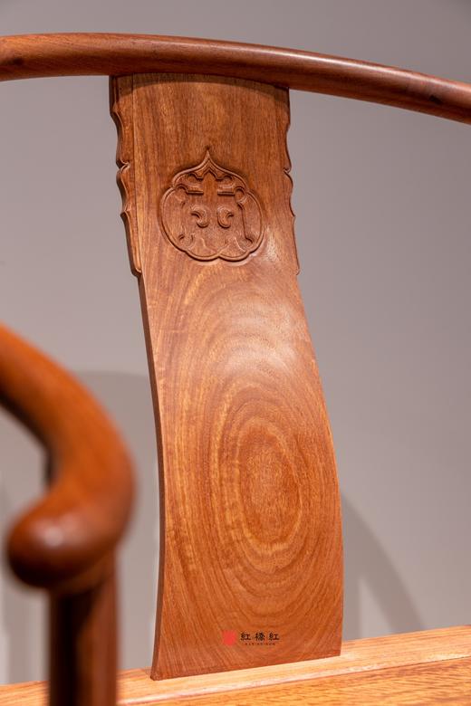 红桥红  家具严选  缅甸花梨（大果紫檀）【恭王府寿字纹圈椅】 商品图2
