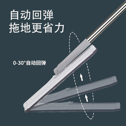 家妙芙（Jiamiaofu）懒人拖把家用一拖净免手洗2024新款免手洗平板拖把6块布带桶拖把 100057860722 商品图1