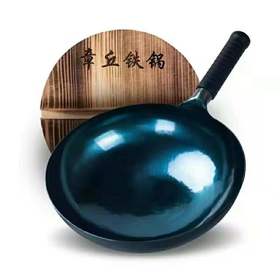 CY章丘带盖铁锅32cm（盒装）