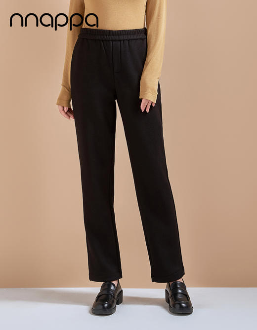 人字纹复暖阳绒烟管裤PA29310 商品图1