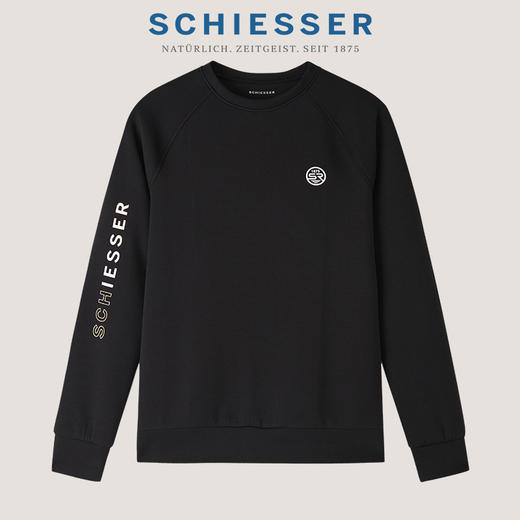 【太空棉外穿】SCHIESSER德国舒雅空气层圆领男士外穿卫衣39/23816U（可点击详情页最下方链接选择配套裤子) 商品图0