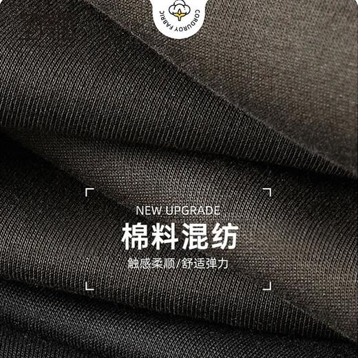 圣得西2024秋冬新款休闲运动裤宽松松紧腰棉质舒适加厚保暖长裤 商品图1