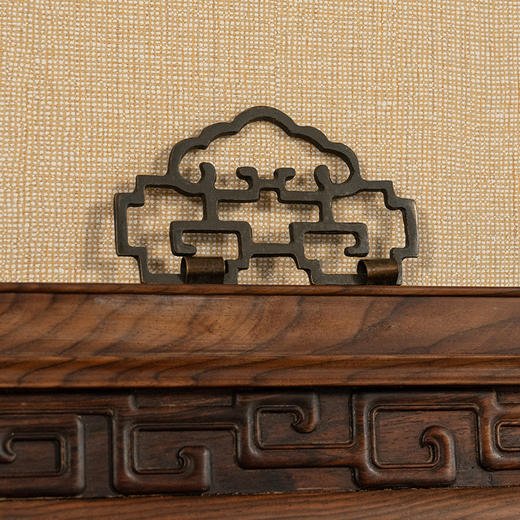 二十世纪 红木镶珐琅彩促织图瓷板画挂屏 商品图3