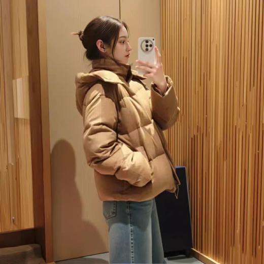 S·Y·C【鄂家美拉德白鹅】Gui上！加厚可拆卸连帽白鹅绒外套女 商品图2