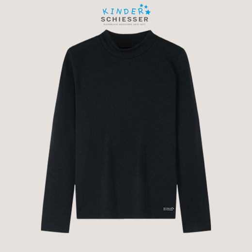 【暖柔儿童打底中性款】SCHIESSER德国舒雅秋冬新品儿童暖柔系列中厚型打底衫保暖（男女童同款）3Z/23735U 商品图1