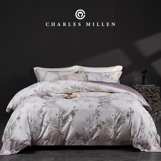 CharlesMillen60支天丝棉磨毛印花四件套 商品图5