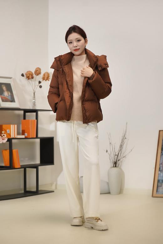 M1L1臣禾【连帽面包服】短款羽绒服【帽子可脱卸】JZ244070815 商品图3