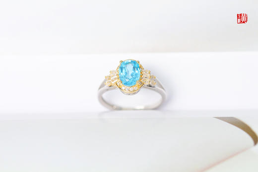 【美清】托帕石戒指 镶嵌：925银镶 商品图3