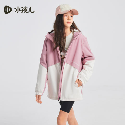 水孩儿童装2024秋冬女童风衣男童外套时尚户外春季防风保暖休闲上衣 商品图3