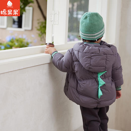 棉果果专柜同款冬季新品男童短款羽绒服M412102924542 商品图1