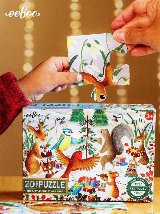 美国eeBoo圣诞主题拼图 商品图6