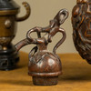 清 沉香木雕福禄万代葫芦形赏瓶（一对） 商品缩略图1