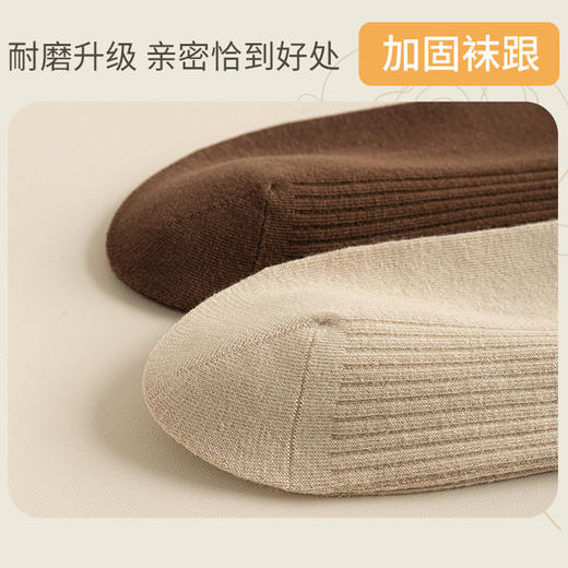 买手优选纯色日系复古堆堆袜中长款女袜160344814 商品图3