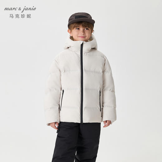 【无缝羽绒服】马克珍妮男童三防超轻保暖羽绒服冬装新款241565 商品图2