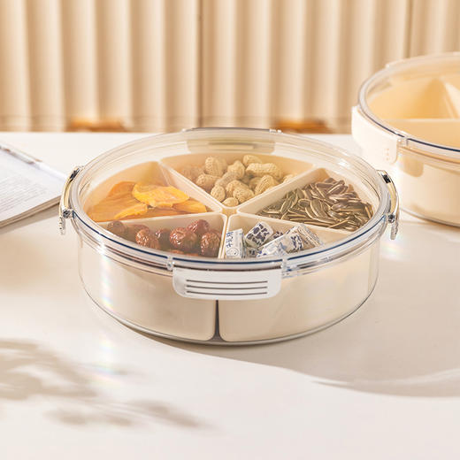 摩登主妇九宫格果盘客厅家用2024新款水果干果糖果盘零食点心盒 商品图4