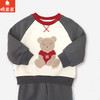 棉果果专柜同款冬季新品男童圆领大毛圈卫衣M412180224672 商品缩略图0